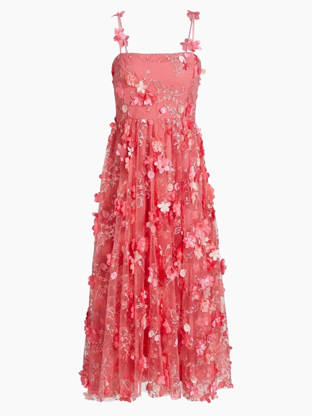 Mestiza New York’s Raelyn Pink Floral Appliqué Dress